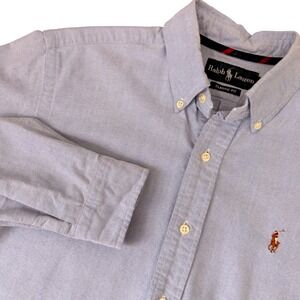 Ralph Lauren Mens Oxford Collared Button Down Shirt Classic Business Preppy SML